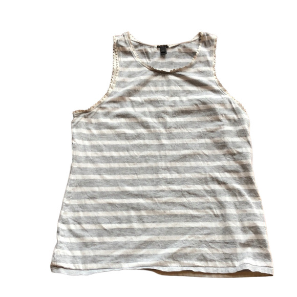 J. Crew Tops - - J Crew Striped Tank Top - Size Medium